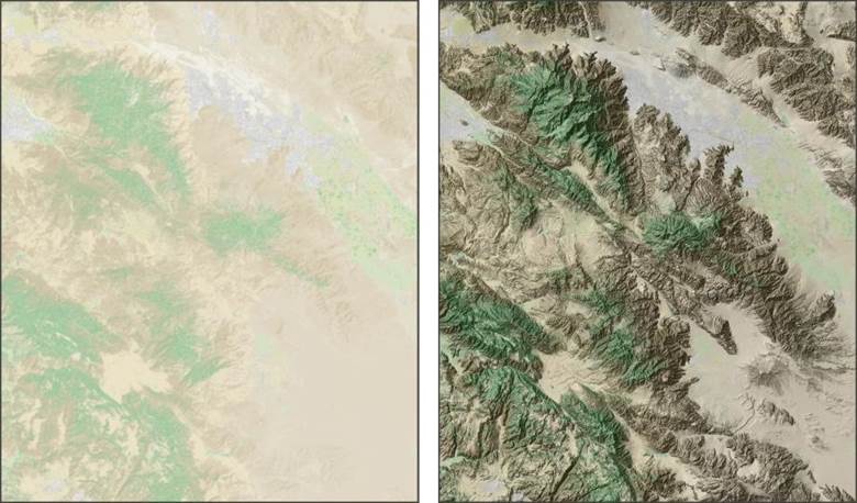 Elevation Geotiff Part Color Land Cover And Surface Water