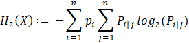 Second-order entropy formula