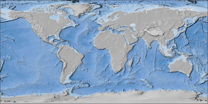 ETOPO1 Shaded Relief